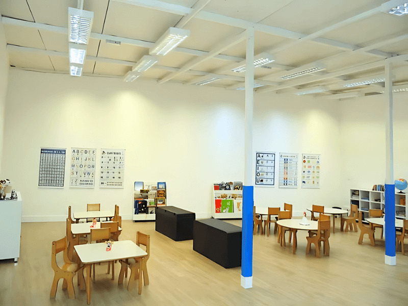 Sala de aula da Escola Infantil Ursa Mãe
