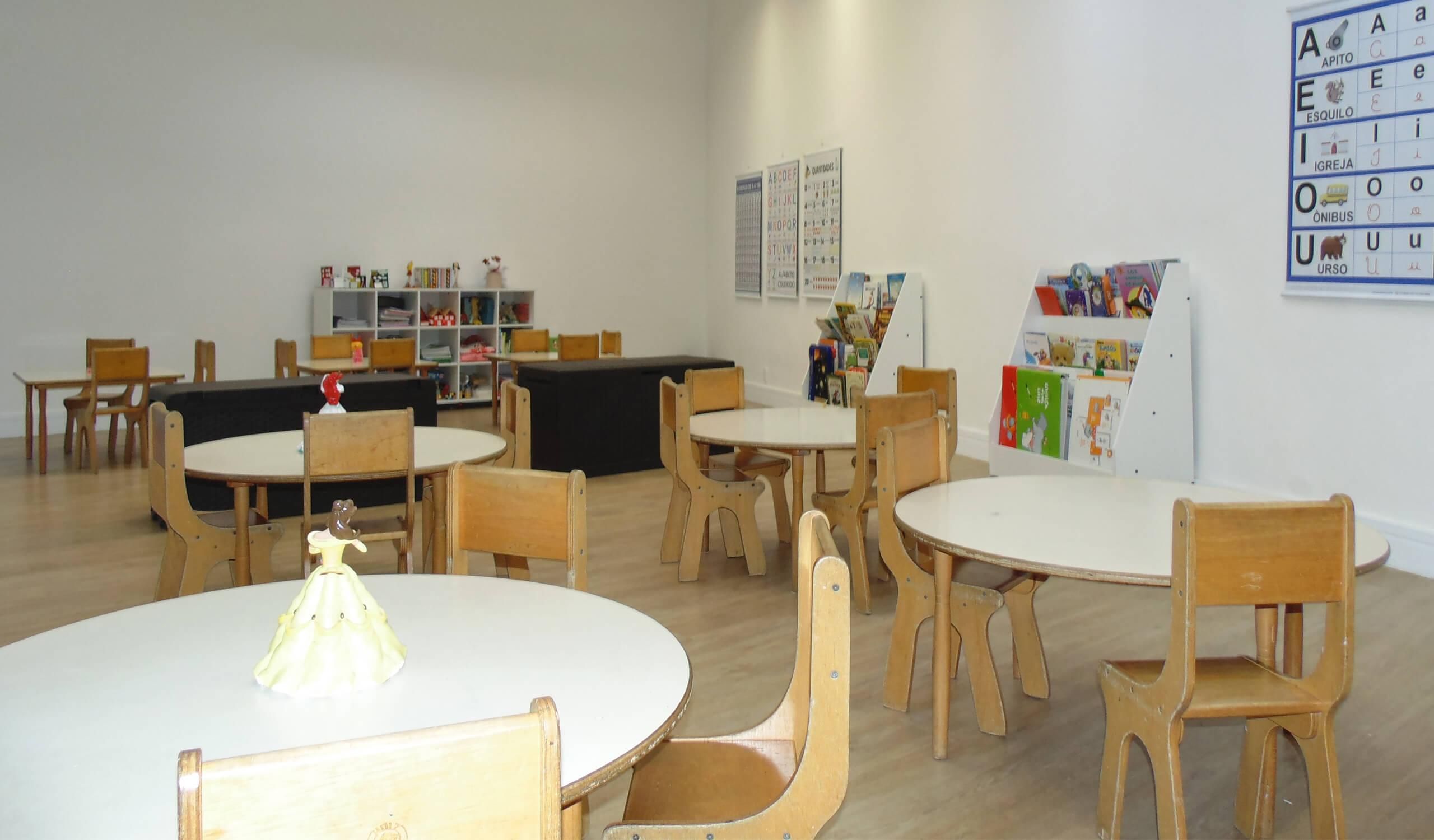 Espaço leitura da Escola Infantil Ursa Mãe