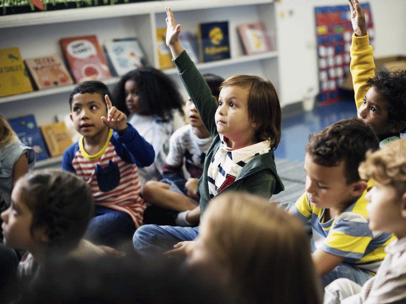 Crianças em uma escola infantil Jardins SP